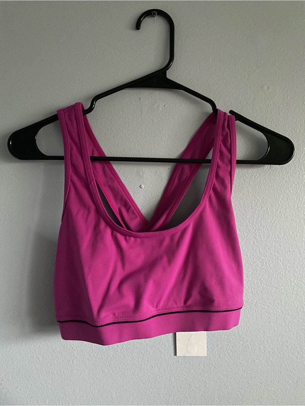 Noize Hot Pink Racerback Sports Bra